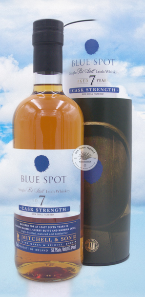 Blue Spot Irish Whiskey Aged 7 Years Cask Strength