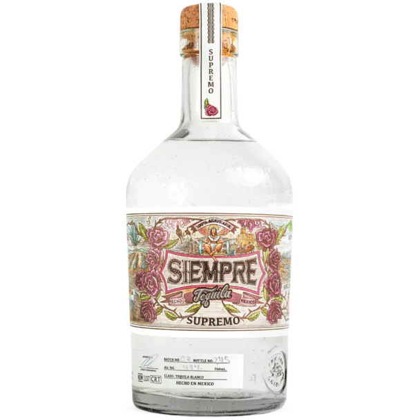Siempre Supremo Blanco High Proof Special Cut Tequila 750ml
