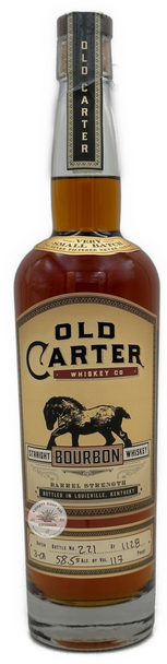 Old Carter Very Small Batch Straight Bourbon Whiskey Batch 3-CA