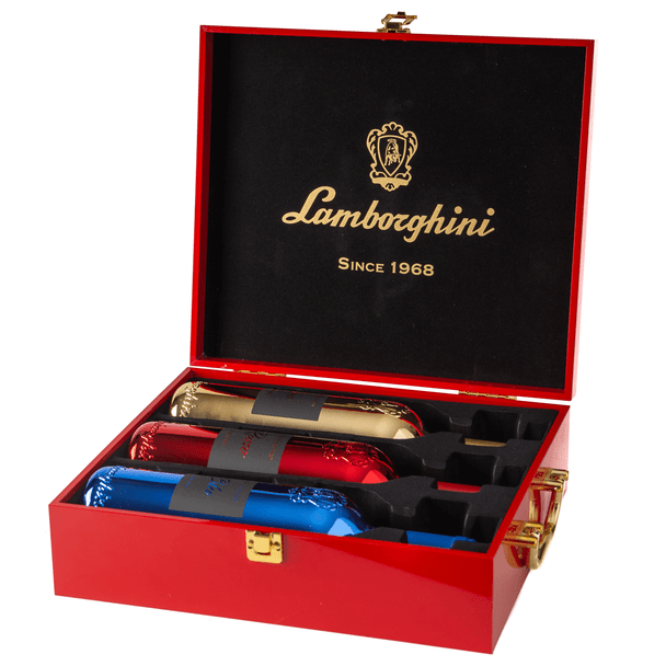 Lamborghini Luxe Red Case Collection 3 bt Wine