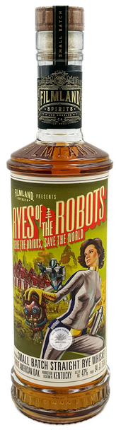 Filmland Spirits Ryes Of The Robots Rye Whiskey