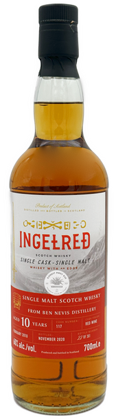 Ingelred Ben Nevis 10 Year Single Malt Scotch Cask 700ml