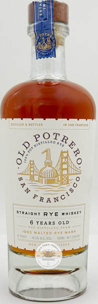 Old Potrero 6 Year Old Straight Rye Whiskey 700ml