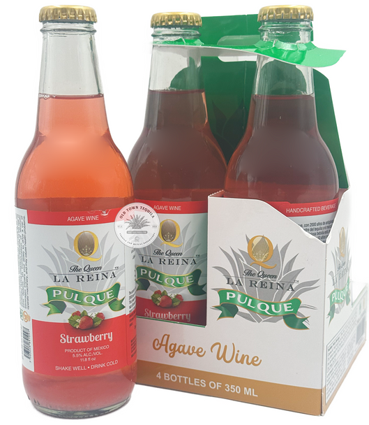 The Queen La Reina Pulque Strawberry Flavored