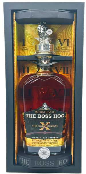 Whistlepig Boss Hog X The Commandments Straight Rye Whiskey