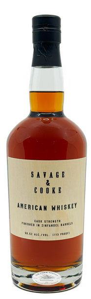 Savage & Cooke American Whiskey Finished in Zinfandel Barrels