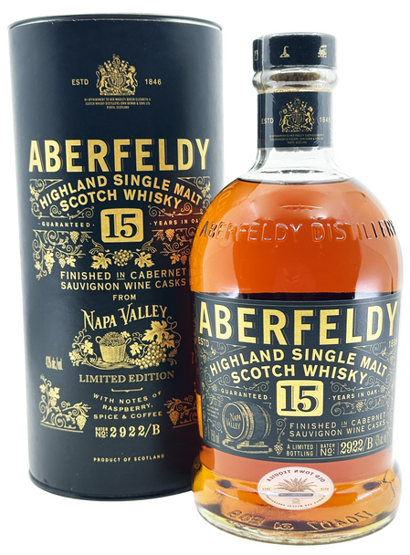 Aberfeldy 15 Year Old Napa Valley Red Wine Cask