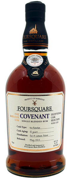 Foursquare 18 Year Covenant Single Blended Rum
