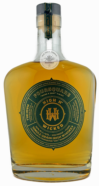 High N’ Wicked Foursquare Cask Finished Single grain Irish Whiskey