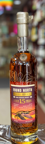 Found North Hell Diver First Flight 15 Year Old Whiskey