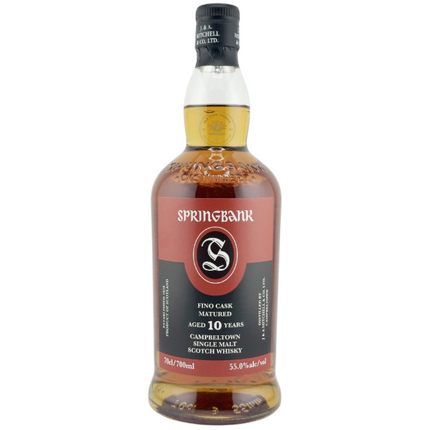 Spring Bank 10 Year Fino Cask Matured Single Malt Scotch Whiskey 700ml