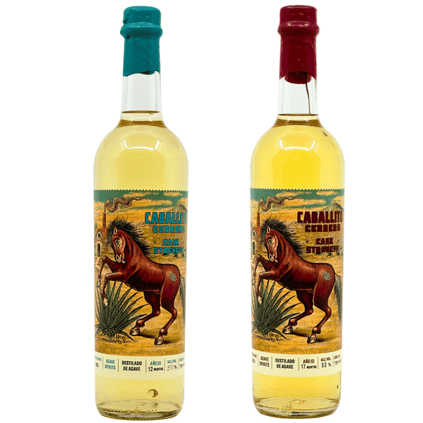 Caballito Cerrero “Chato” & “Azul” Añejo Cask Strength Old Town Tequila Single Barrel Bundle