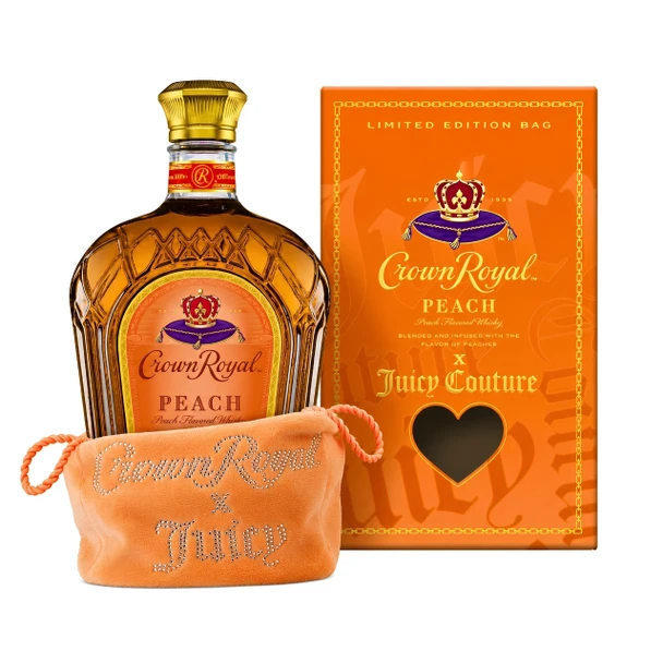 Crown Royal X Juicy Couture Peach Whiskey 750ml