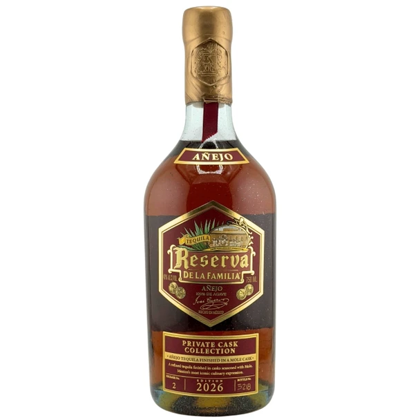 Jose Cuervo Reserve de la Familia Mole Cask Finished Anejo Tequila 750ml