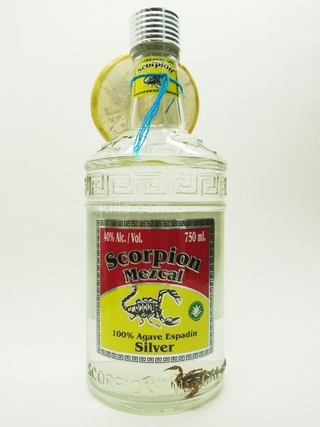 Scorpion Mezcal Silver  , scorpion in the bottle
