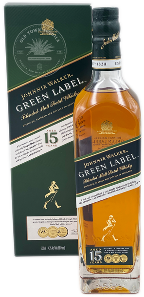 Johnnie Walker Green Label Blended Malt Scotch Whisky Aged 15 Years 
