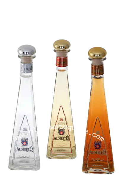 Tequila Alderete Set of three ( Anejo , Reposado and Blanco)