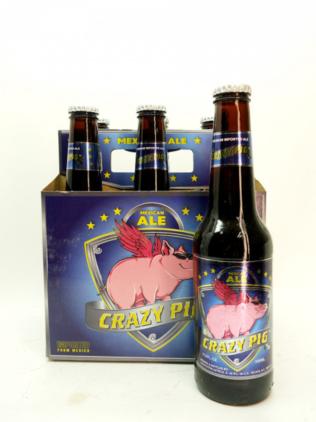 Crazy Pig Mexican Ale (6 Pack)