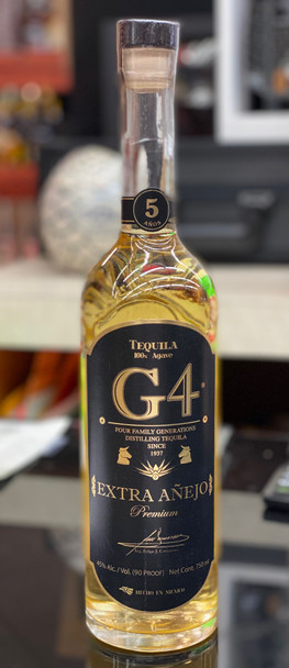 G4 Extra Anejo 5 Years Old Tequila (NEW)