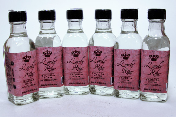 LOVELY RITA BLANCO TEQUILA 6 BOTTLES 50ML