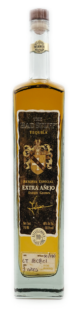 The Bad Stuff Extra Anejo Tequila