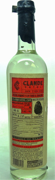 CLANDE SOTOL BY EDUARDO ARRIETA RED LABEL