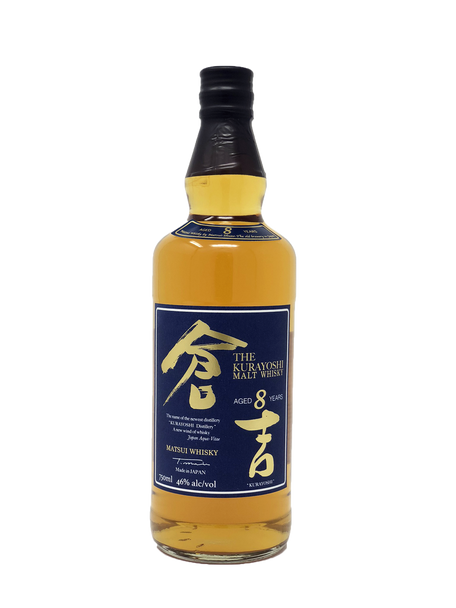 KURAYOSHI MALT WHISKY 8 YEAR 46% 750ML