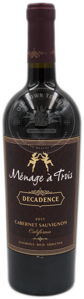 Menage a Trois Decadence 2017 Cabernet Sauvignon California