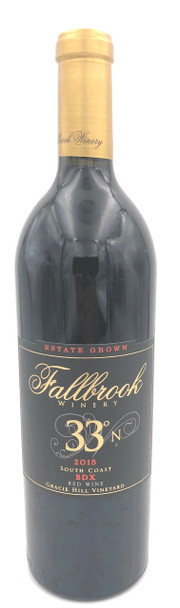 Fallbrook 33 N Bdx Estate Red Wine
