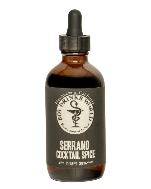 Boy Drinks World Serrano Cocktail Spice Bitters