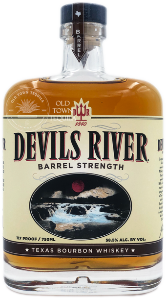 Devils River Barrel Strength Texas Bourbon Whiskey 750ml