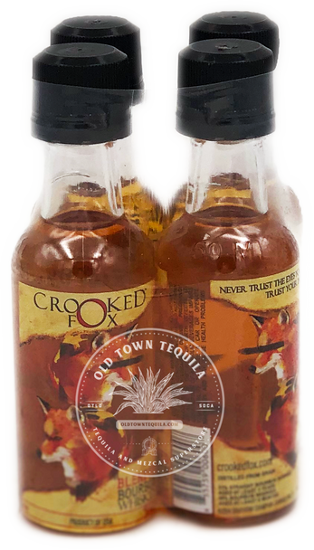 Crooked Fox Blended Bourbon Whiskey 4x 50ml