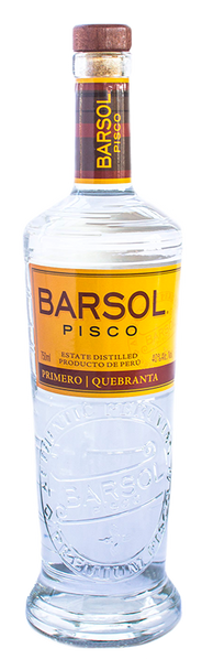 Barsol Pisco Primero Quebranta 750ml