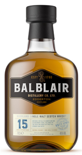 Balblair 15 Year Old Highland Single Malt Scotch Whisky 750ml