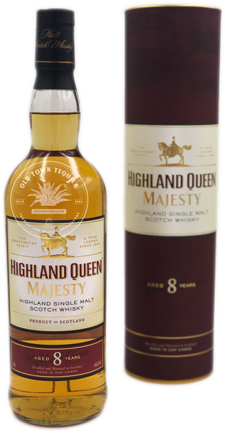 Highland Queen Majesty Highland Single Malt Scotch Whisky Aged 8 Years
