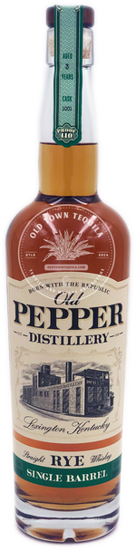 Old Pepper Single Barrel Straight Rye Whiskey 750ml