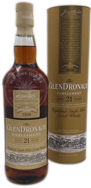 The GlenDronach Parliament Highland Single Malt Scotch Whiskey Aged 21 Years