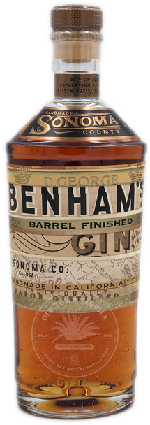 Benham's Barrel Finished Gin 750ml