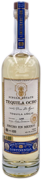 Tequila Ocho Anejo Barrel Select Continental Tequila 