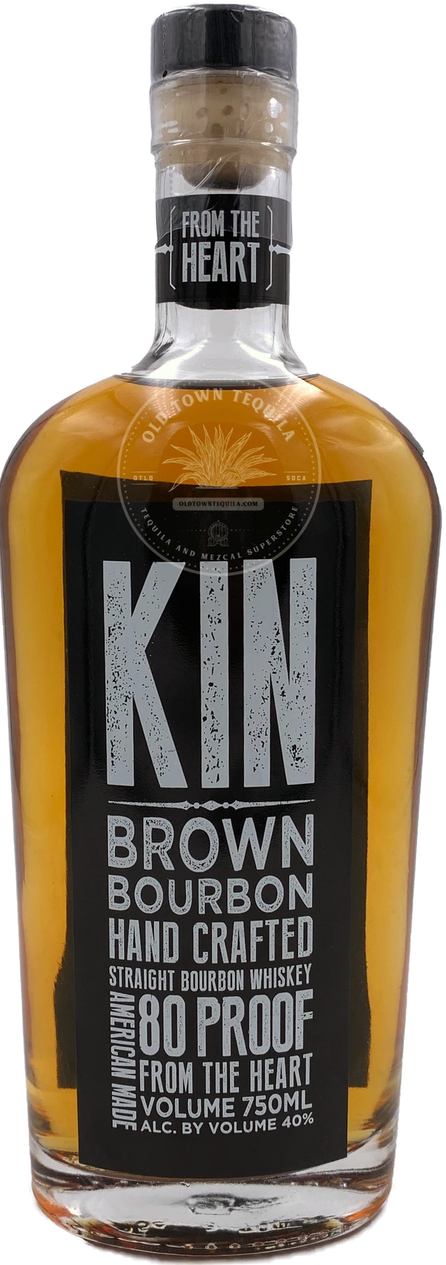 Kin Whiskey KIN Brown Straight Bourbon Whiskey 750ml - Old Town Tequila