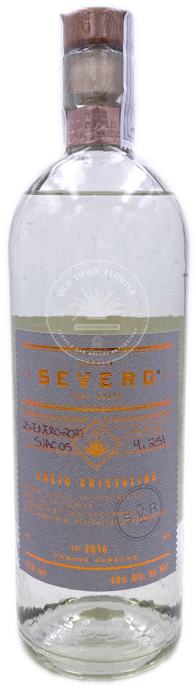 ADICTIVO TEQUILA EXTRA ANEJO CRISTALINO 750ML Old Town Tequila