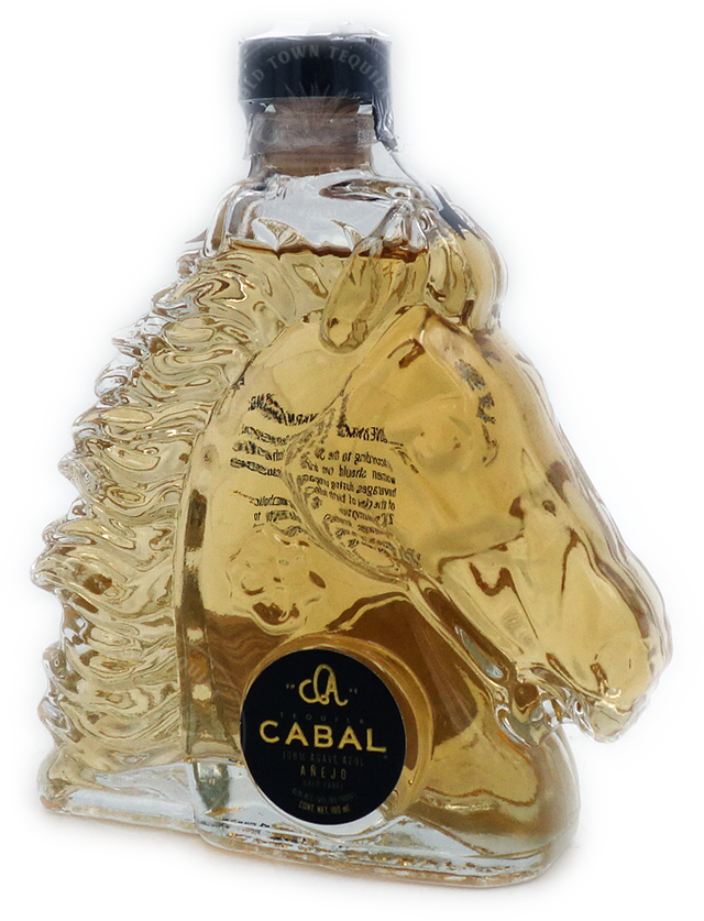 Tequila Cabal (Horse Head ) Anejo 750ml with set of 4 Expresion 100ML