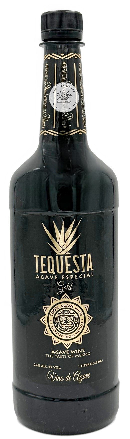 Tequesta Gold Agave Wine 1Liter Old Town Tequila