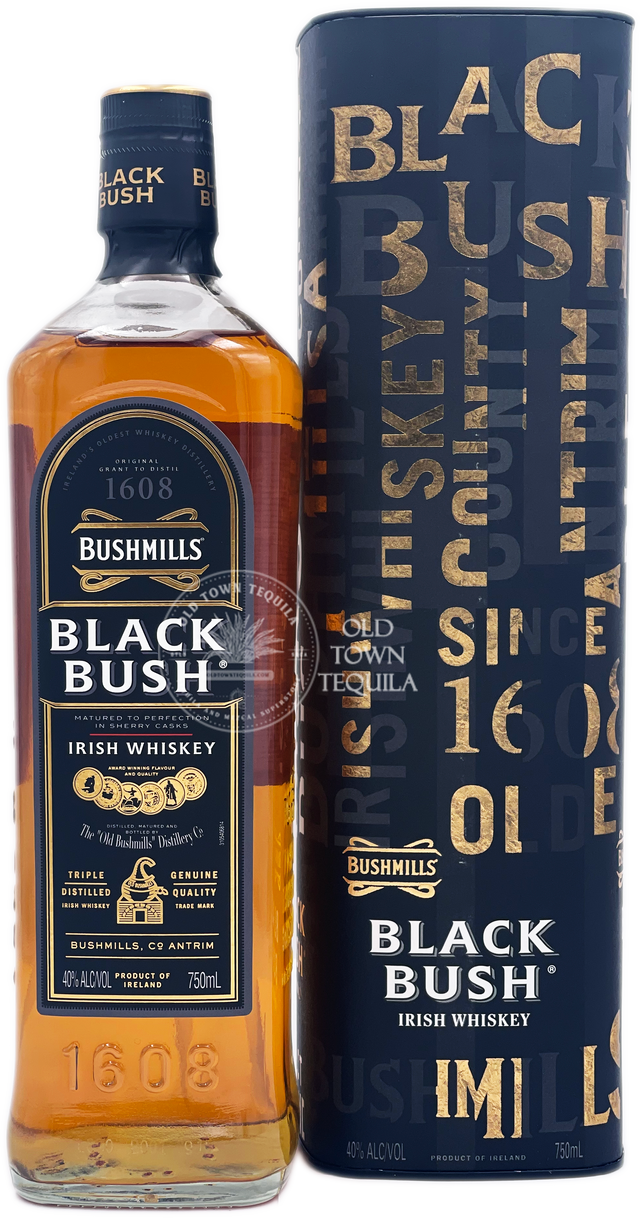 Bushmills Black Bush Irish Whiskey Old Town Tequila