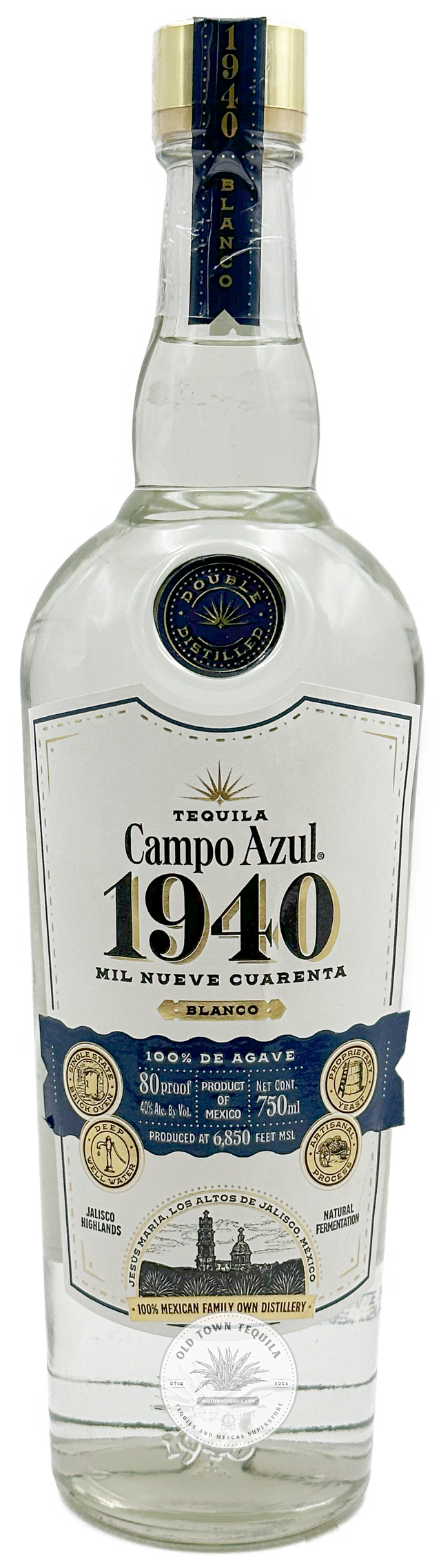 Campo Azul 1940 Tequila Blanco - Old Town Tequila