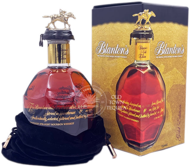Blanton's Gold Edition Bourbon Whiskey Old Town Tequila