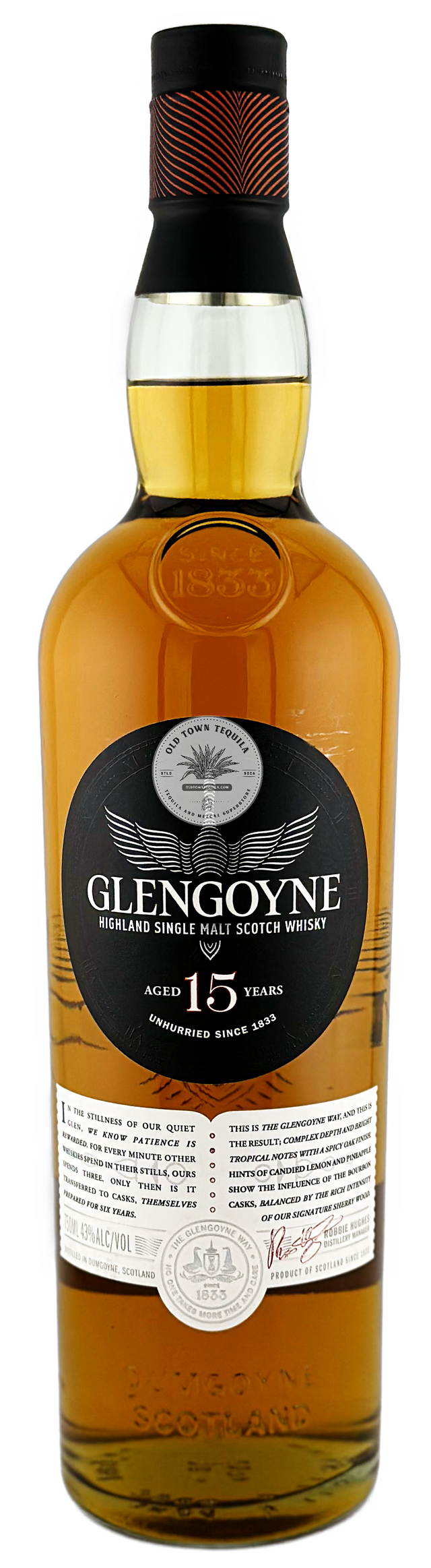 Glengoyne 15 Year Old Single Malt Scotch Whisky Old Town Tequila