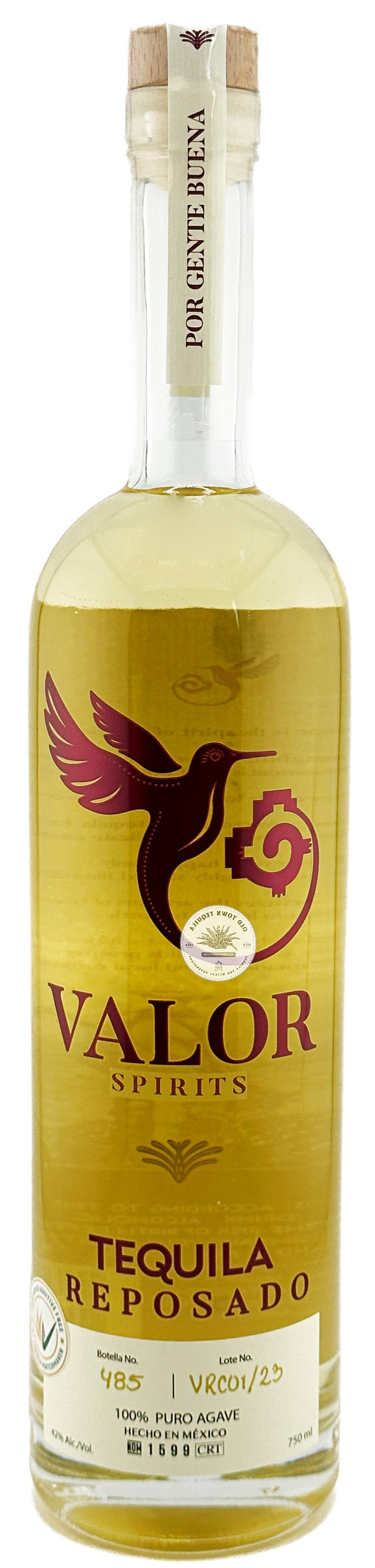 Valor Spirits Reposado Tequila Old Town Tequila