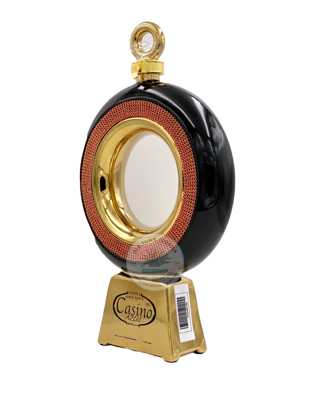 Casino Azul The Gold Ring Reposado Tequila 1 Liter Old Town Tequila
