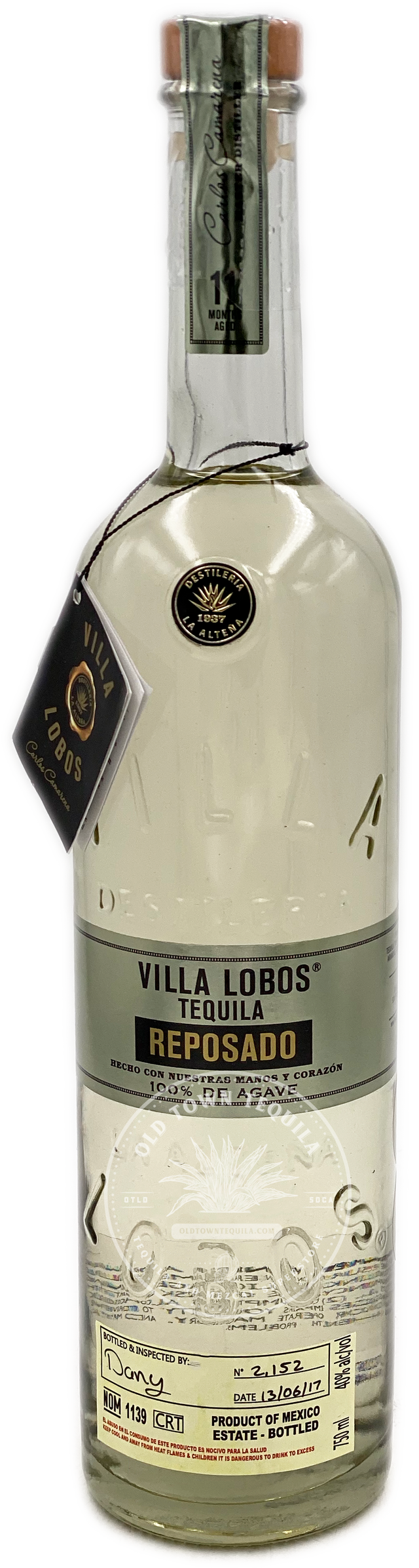Lobos 1707 Reposado Tequila 750ml Old Town Tequila